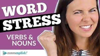 Word Stress in English  How to Pronounce ✅ [upl. by Imhskal]