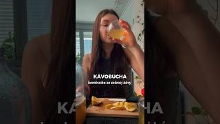 Kombucha zo zelenej kávy 😳🍃mňam kombucha scoby zdravastrava recept [upl. by Atinhoj]