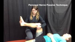 Peroneal Nerve Passive Technique [upl. by Eened]