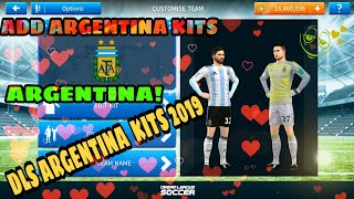 How To Import Argentina Logo And Kits In Dream League Soccer 2019 [upl. by Chiang]