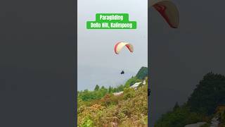 Paragliding at Dello Hill Kalimpon🪂 trending viralyoutubeshorts travel kalimpong paragliding [upl. by Atiekram542]