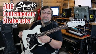 2018 Squier Contemporary Stratocaster HSS in Pearl White [upl. by Ssidnac]