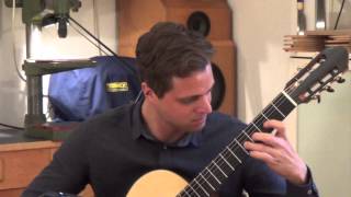 Federico MorenoTorroba Madroños double top classical guitar from Carsten Kobs [upl. by Denise226]