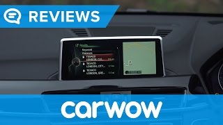 BMW X1 SUV 2017 iDrive infotainment and interior review  Mat Watson Reviews [upl. by Siravrat]