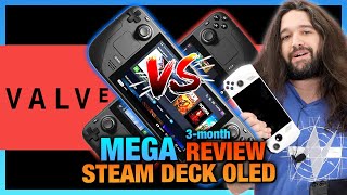 Valve Goes Hard Steam Deck OLED Review amp Benchmarks vs ASUS ROG Ally Z1 Extreme Deck LCD [upl. by Lebyram800]