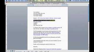 How to Write a Business Letter [upl. by Erna343]