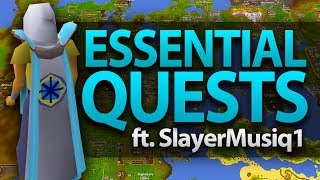 Essential Quests in OSRS ft SlayerMusiq1 [upl. by Oek416]