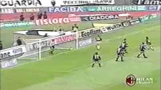 Serie A 19981999 day 29 Udinese  Milan 15 2 Boban 2 Bierhoff MAmoroso Weah [upl. by Carey]