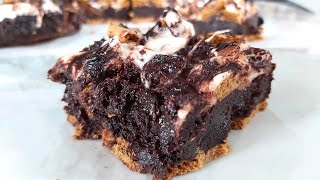 Smores Brownies Recipe [upl. by Egon]