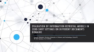 Konrad Wojtasik i in – Ewaluacja i trenowanie modeli do wyszukiwania informacji [upl. by Kerrison110]