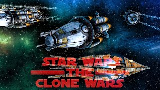 Galactic Republic vs Separatist  Star Wars Empire At War Remake Cinematic Battle [upl. by Sholes]