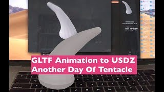 Converting GLTF into Apple USDZ using Blender [upl. by Eeldarb72]