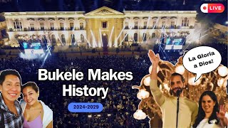 Nayib Bukele A Look at His Reelection Celebration [upl. by Neddra408]