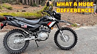 Honda XR150L Knobby Off Road Tires Without Buying New Wheels [upl. by Wiskind]