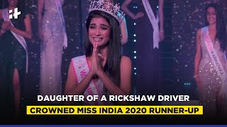 Manya Singh Auto Rickshaw Driver’s Daughter Crowned VLCC Femina Miss India 2020 RunnerUp [upl. by Ralip449]