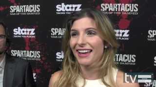 Viva Bianca quotIlithyiaquot Talks Spartacus Season 3 Starz [upl. by Beane822]