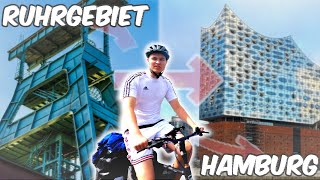 Vom RUHRGEBIET nach HAMBURG mit dem Fahrrad  Bikepacking TEIL 12 [upl. by Dloniger798]