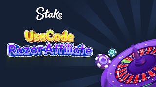 Stake Promo Code 2024 RAZORAFFILIATE [upl. by Duwe]