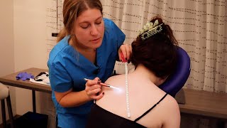 ASMR Real Person Chiropractic Exam with Nervoscope for Chronic Sharp Pains [upl. by Eitsirk]