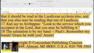 INTRODUCTION TO THE CONCORDANT LITERAL NEW TESTAMENT [upl. by Latashia]