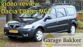 Video review Dacia Logan MCV 16 16v Laureate 2007 98XPRG [upl. by Map775]