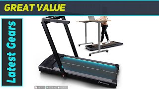 Sportstech 2in1 Treadmill Foldable Walking Pad Review  Ultimate Home Office Fitness [upl. by Nevlin]