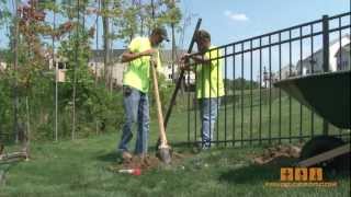 Aluminum Fence  How to install it [upl. by Neras]