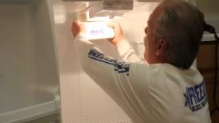 How to fix a leaking refrigerator  frozen defrost drain tube [upl. by Bernard476]