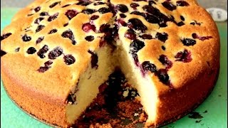 How to make a simple Blueberry Cake  HappyFoods [upl. by Scoville969]