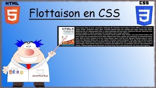 HTML5  CSS3  15  Flottaison en CSS  CSS Float [upl. by Gillian440]