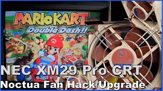 EASY Hack Adding Noctua Fans to a Pro CRT  NEC XM29 Upgrade [upl. by Gans]