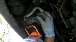 How to Drain a VW Radiator Coolant Flush [upl. by Huston]