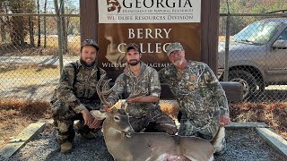 I Shot The BIGGEST BUCK Of The QUOTA HUNT Berry College WMA [upl. by Etiuqram]