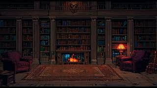 Restful Evening at the Library of Forgotten Tomes Dark Medieval Ambient Music for Deep Relaxation [upl. by Anoblav]