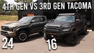 Tacomas  Owner Compares His 3rd Gen and 4th Gen 2016 Comparison vs 2024 Toyota Tacoma Review [upl. by Cyrillus670]