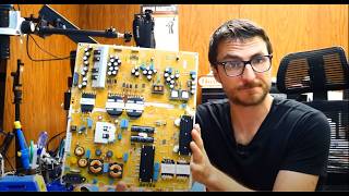 Samsung TV No Power Repair UN75H7150 Power Supply BN4400725A [upl. by Ahsias885]