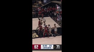 Purdue Gets the Steal to Score vs Rutgers  Purdue Womens Basketball [upl. by Yentrok99]