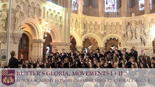 Personent Hodie Festival Processional  Loyola Academy Honors Chamber Singers Chorale amp CVE [upl. by Yduj]