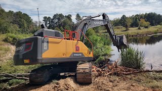 9 Acre Complete Pond Rebuild Busting A Beaver Dam Day 1 [upl. by Arley]