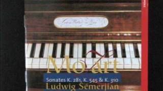 WA Mozart piano sonata K 281 B flat major 1st movement  Ludwig Sémerjian [upl. by Amyas]