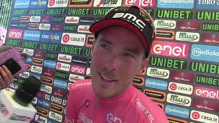 Rohan Dennis  Postrace interview  Stage 5  Giro dItalia  Tour of Italy 2018 [upl. by Emsmus]