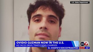 Ovidio Guzman Lopez son of El Chapo brought to US to face drug trafficking charges Sources [upl. by Nagel]