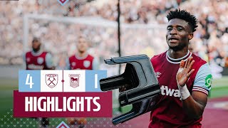 West Ham 41 Ipswich Town  Kudus Heads Home In Strong Hammers Victory  Premier League Highlights [upl. by Ibbetson273]