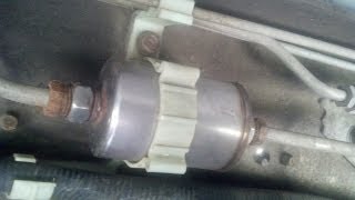 9698 Chevy CK pickup fuel filter replacement [upl. by Polky]