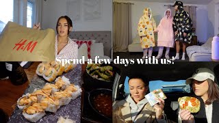 Spend a few days with us  Sushi dates shopping haul Immie and Kirra [upl. by Vas]