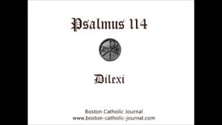 Psalm 114 in Latin [upl. by Ajdan]