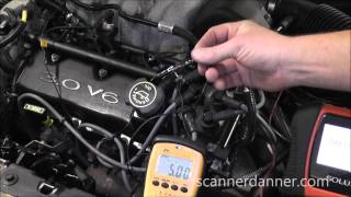 Ford 4wire MAF sensor wiring tests integrity testing [upl. by Nnylireg882]