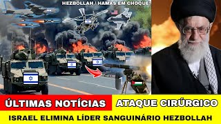 Israel realiza ataque cirúrgico devastador e neutraliza lider implacável do H³zb0ll4h [upl. by Ila]