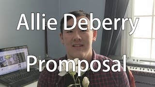 Allie Deberry Promposal Vlog 2014 [upl. by Nwahsem]