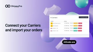 Connect a Carrier amp Import your orders [upl. by Ramma]